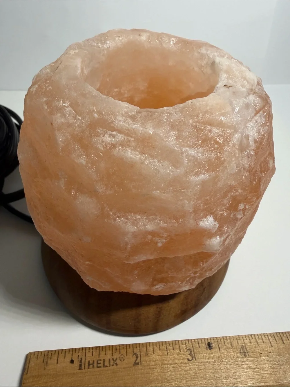 Natural Himalayan Salt Candle Holder - Pink